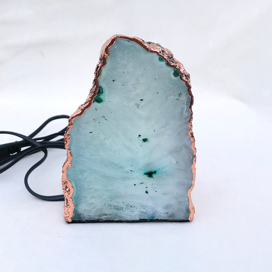 Aqua Agate/Gemstone/Lamp/Desk/Night Light-0