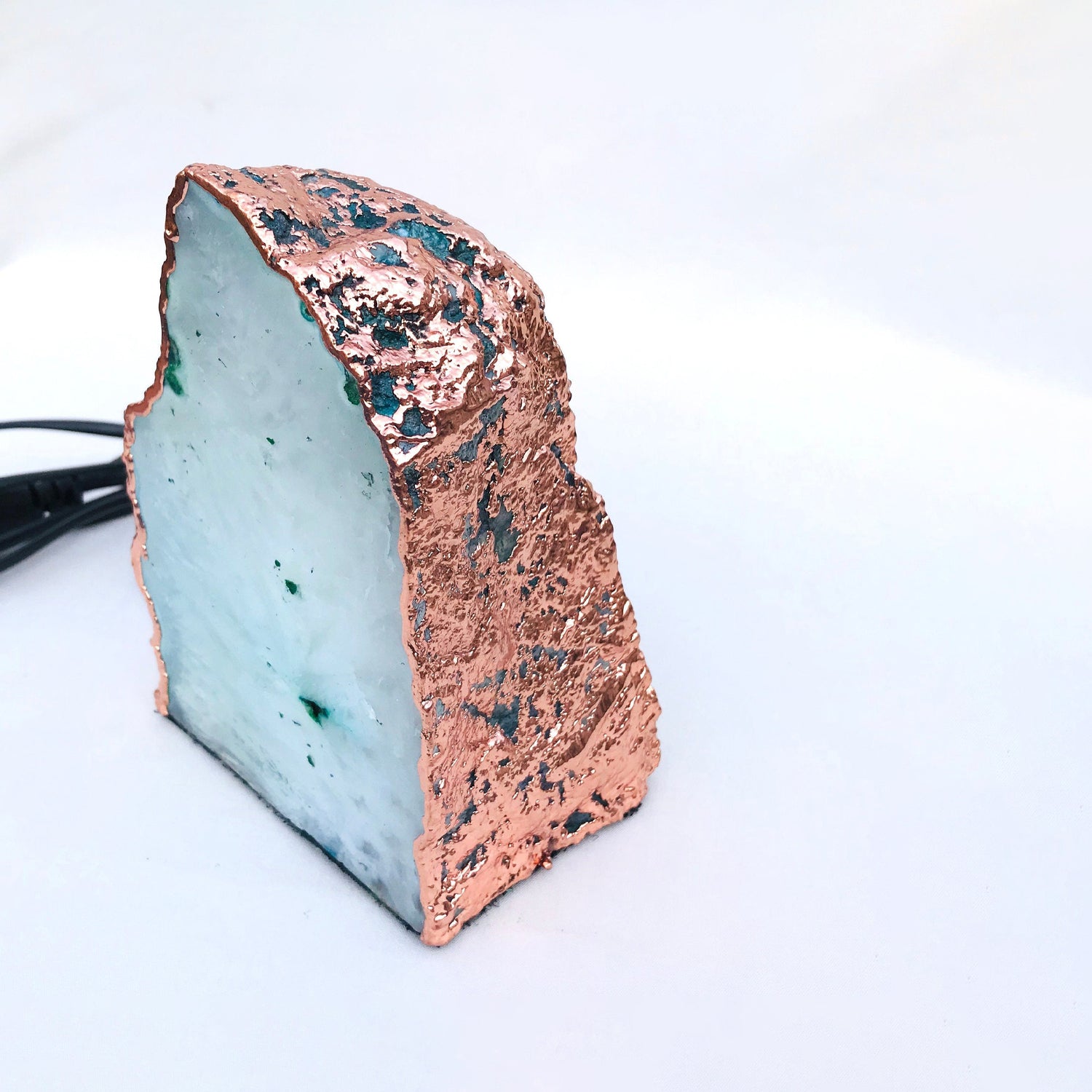 Aqua Agate/Gemstone/Lamp/Desk/Night Light-1