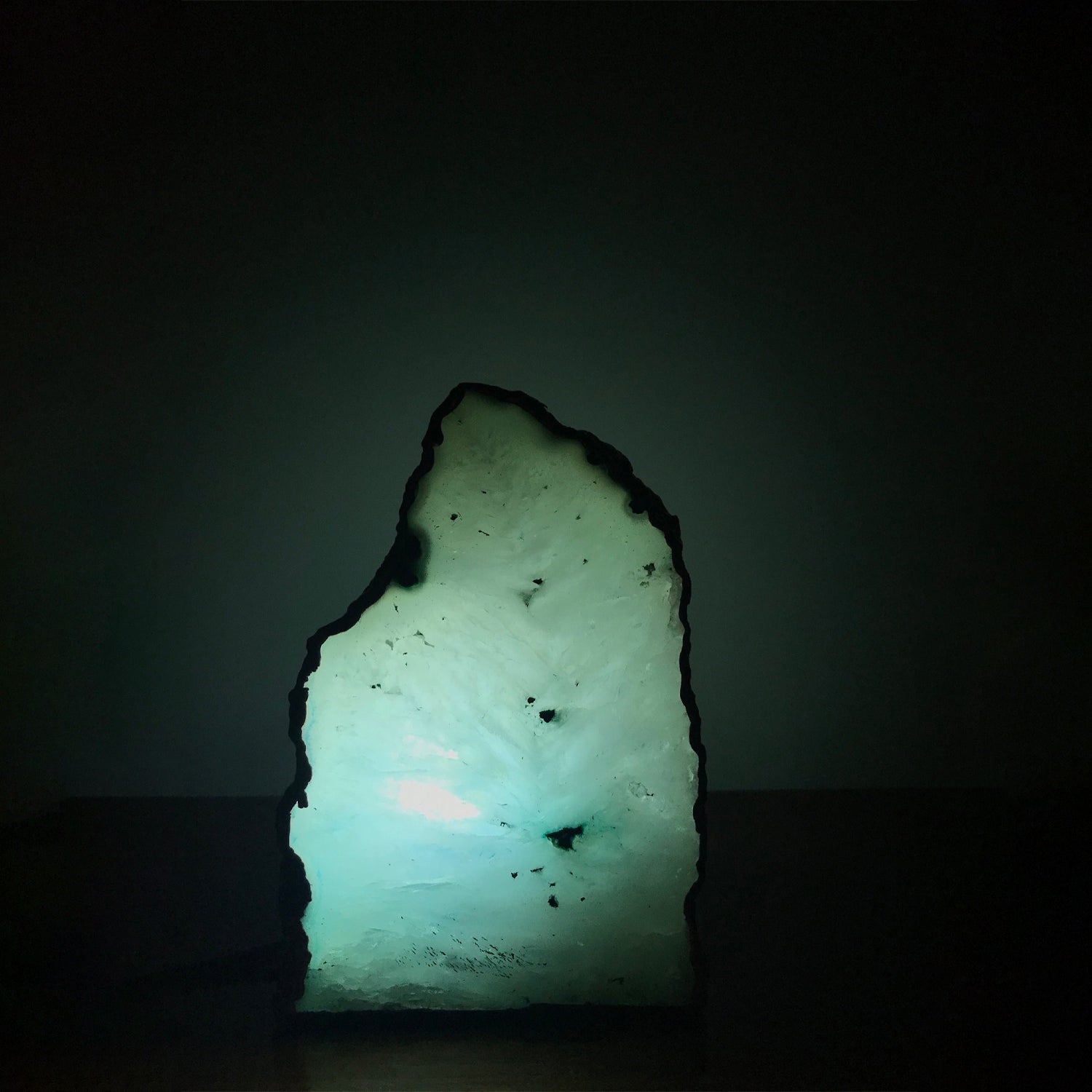 Aqua Agate/Gemstone/Lamp/Desk/Night Light-4